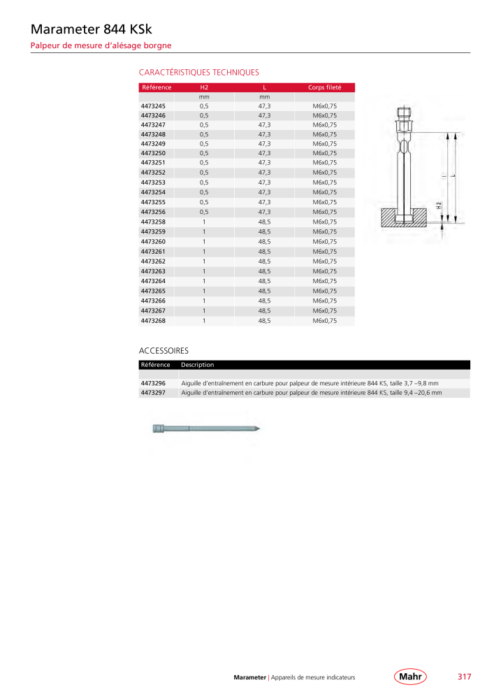 Mahr - catalogue principal Nb. : 20511 - Page 321