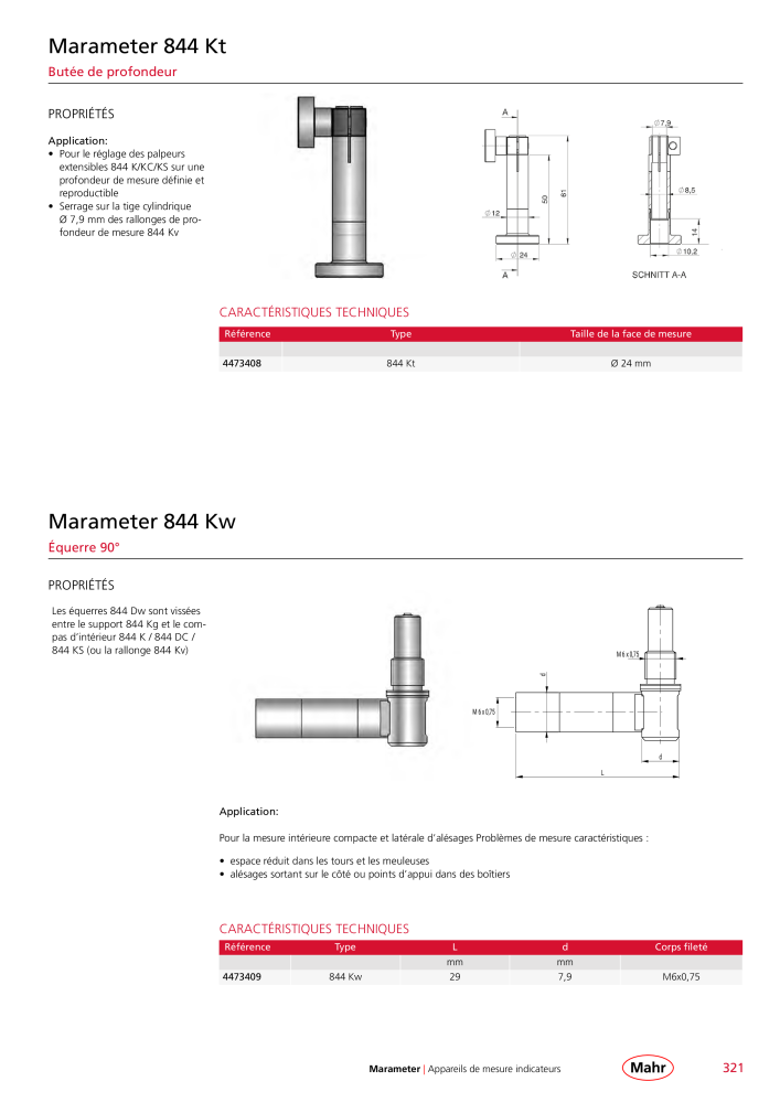 Mahr - catalogue principal Nb. : 20511 - Page 325