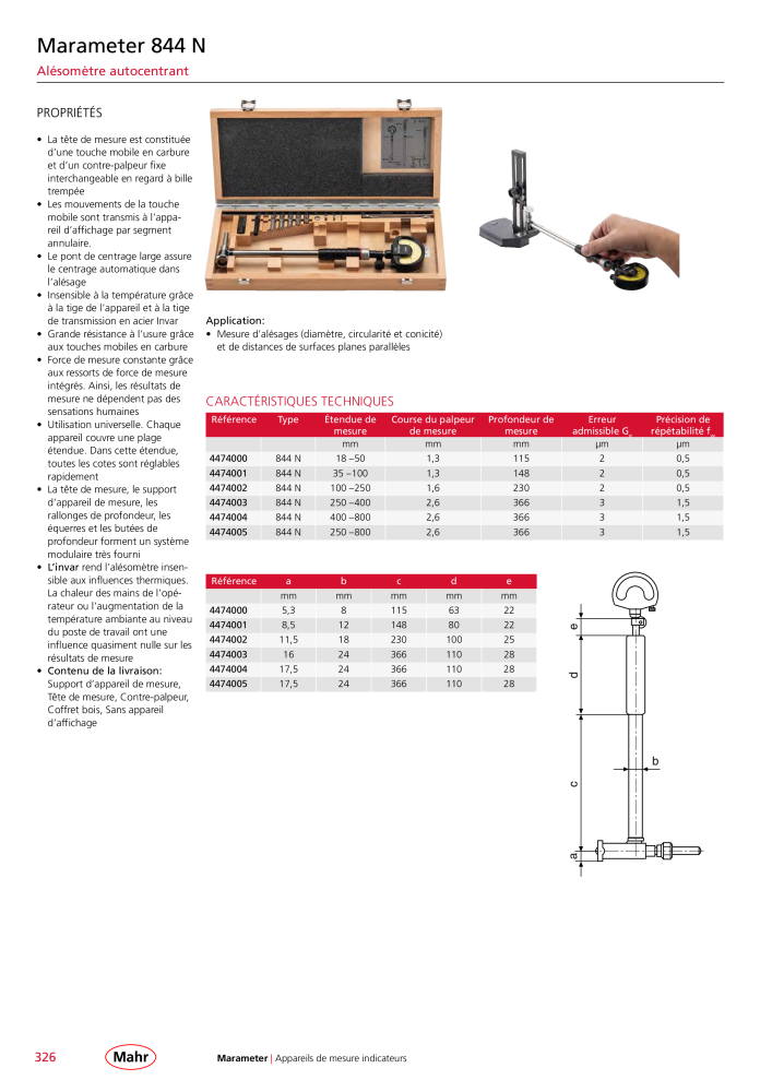 Mahr - catalogue principal Nb. : 20511 - Page 330