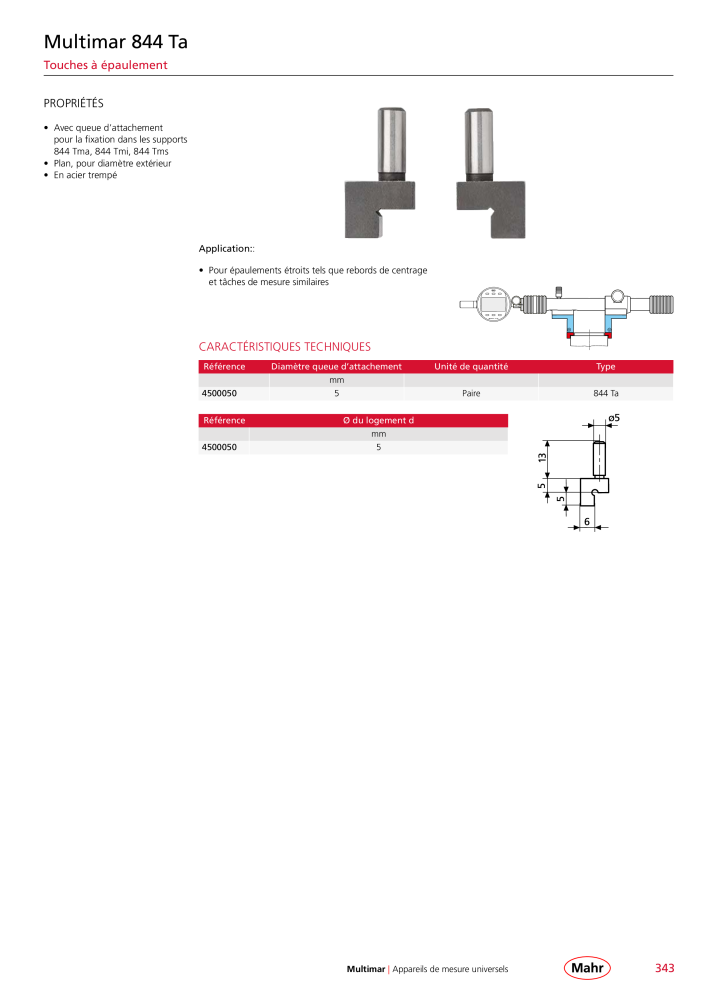 Mahr - catalogue principal NR.: 20511 - Seite 347