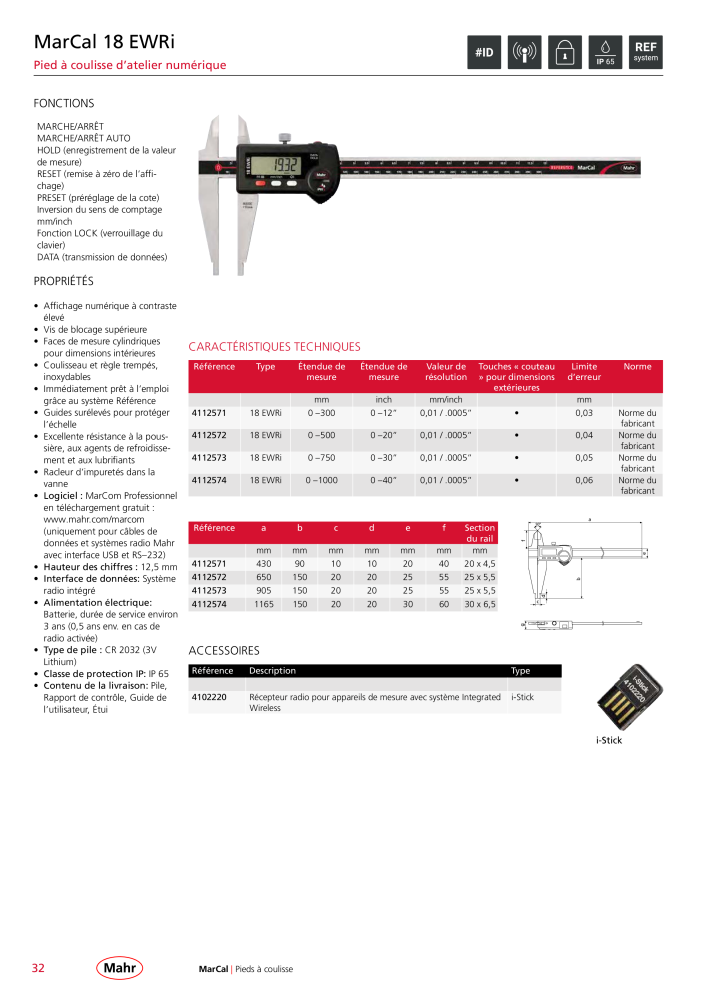 Mahr - catalogue principal Nb. : 20511 - Page 36