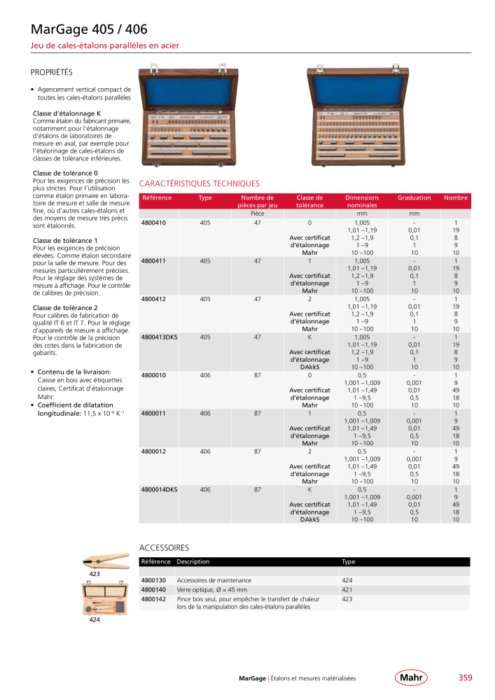 Mahr - catalogue principal Nb. : 20511 - Page 363