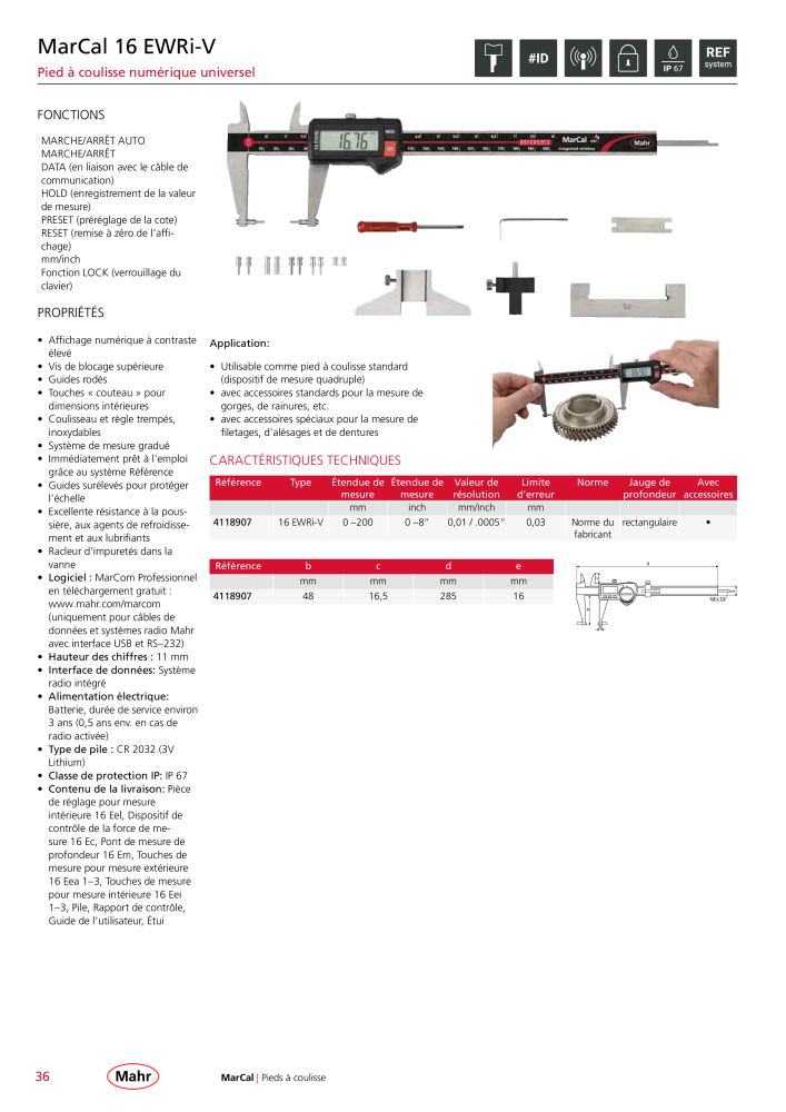 Mahr - catalogue principal Nb. : 20511 - Page 40