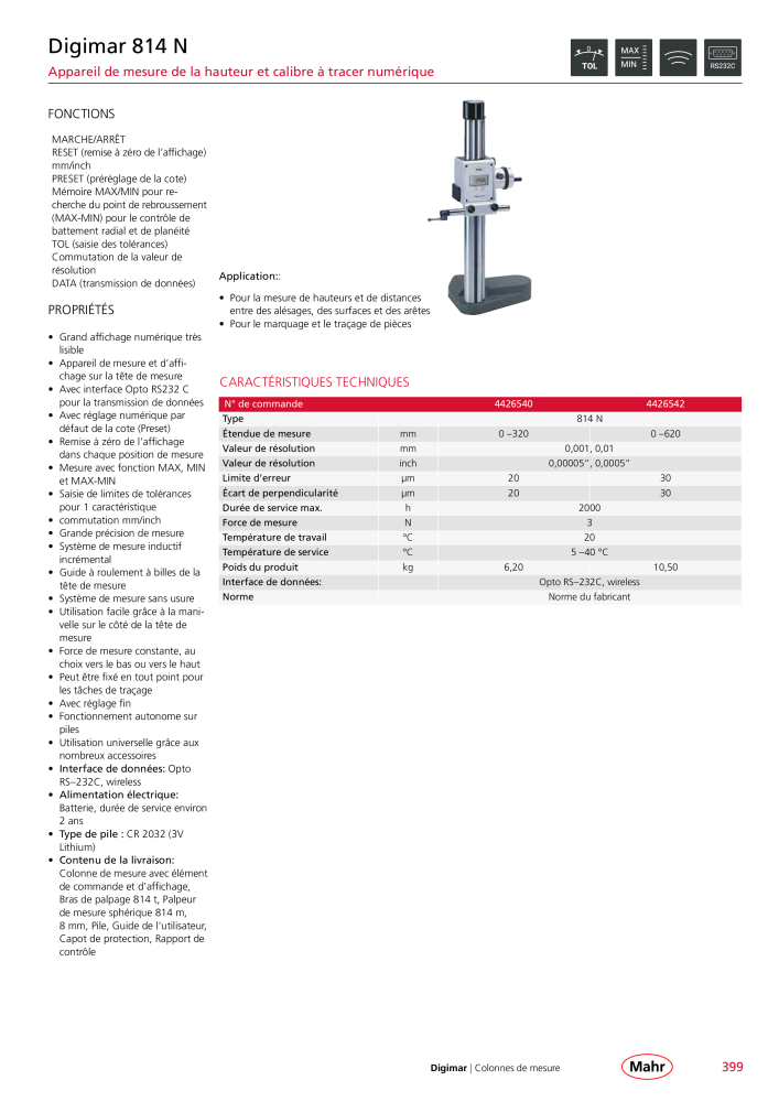 Mahr - catalogue principal NO.: 20511 - Page 403