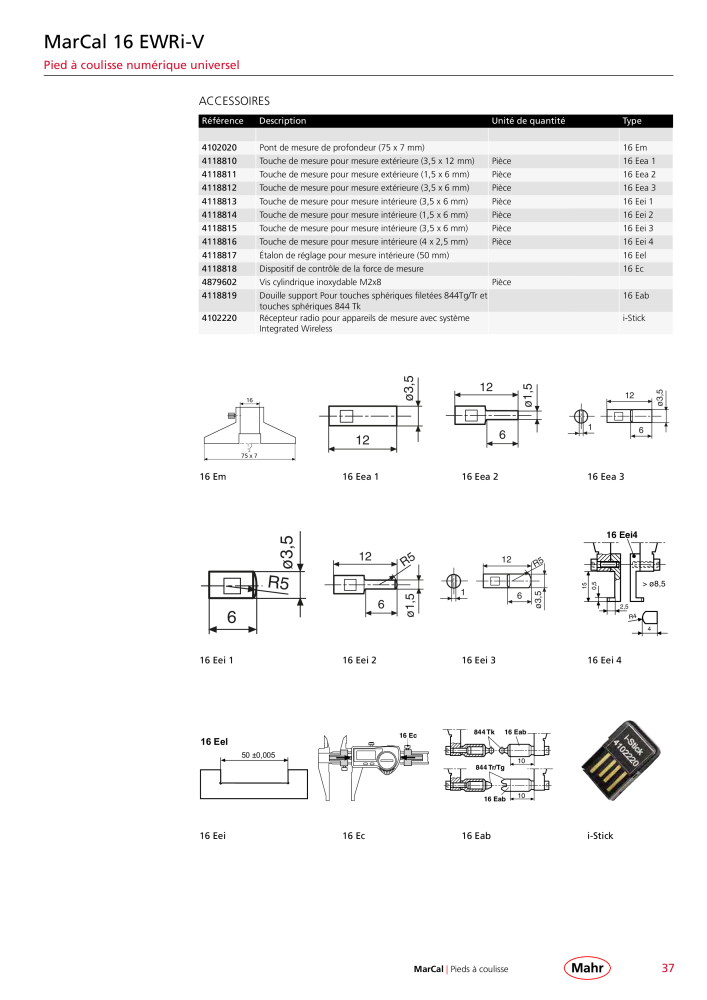 Mahr - catalogue principal Nb. : 20511 - Page 41