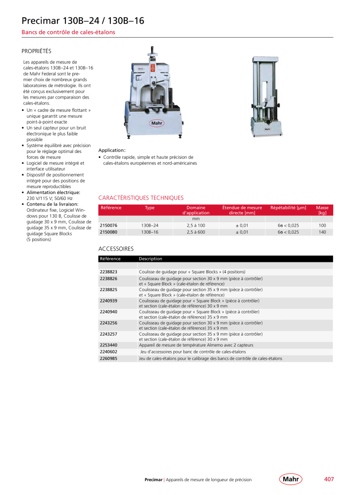 Mahr - catalogue principal Nb. : 20511 - Page 411