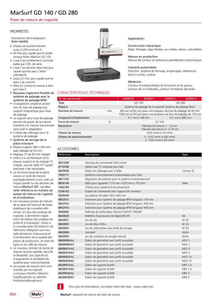 Mahr - catalogue principal Nb. : 20511 - Page 458