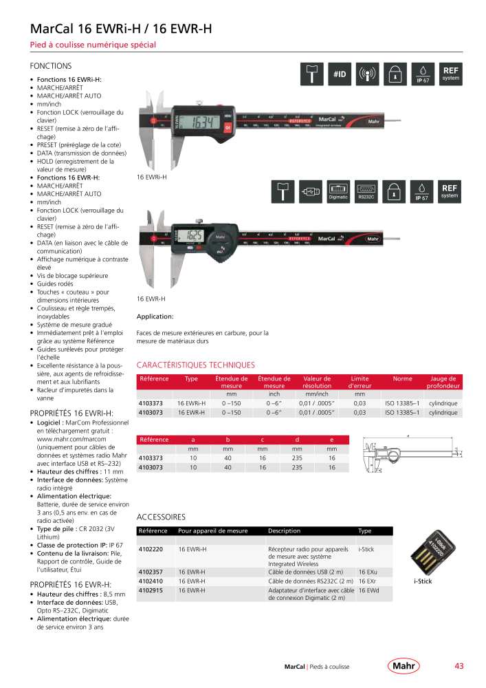 Mahr - catalogue principal NR.: 20511 - Strona 47