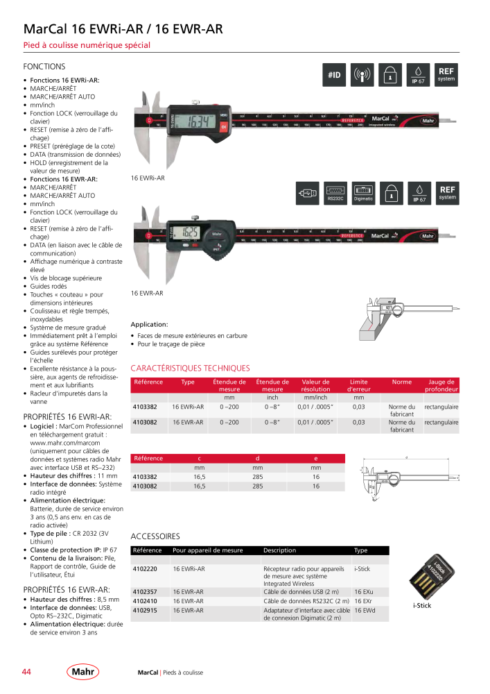 Mahr - catalogue principal Nb. : 20511 - Page 48