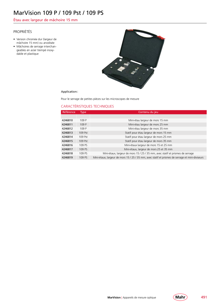 Mahr - catalogue principal NO.: 20511 - Page 495