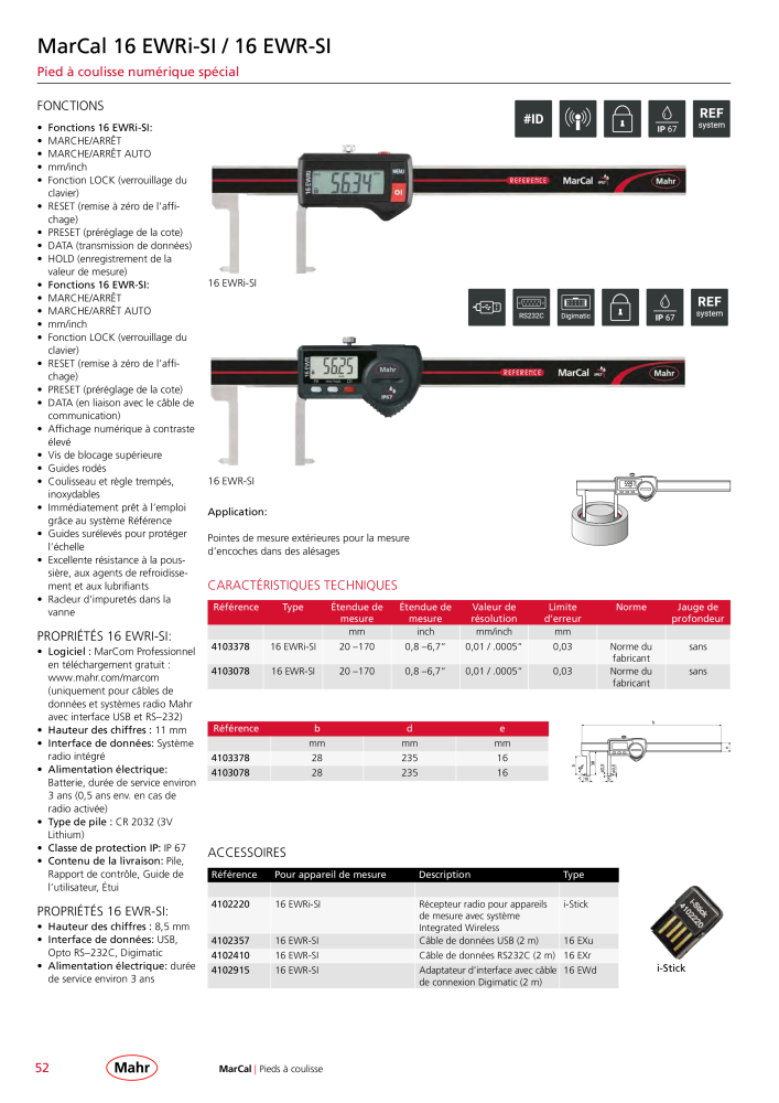 Mahr - catalogue principal Nb. : 20511 - Page 56