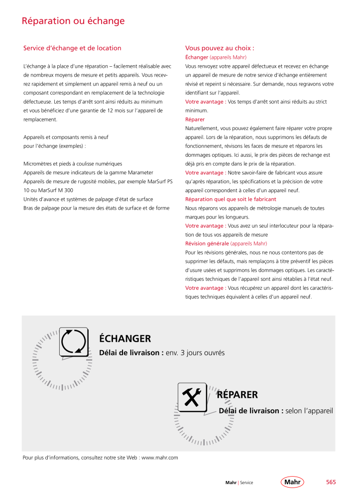 Mahr - catalogue principal NR.: 20511 - Seite 569