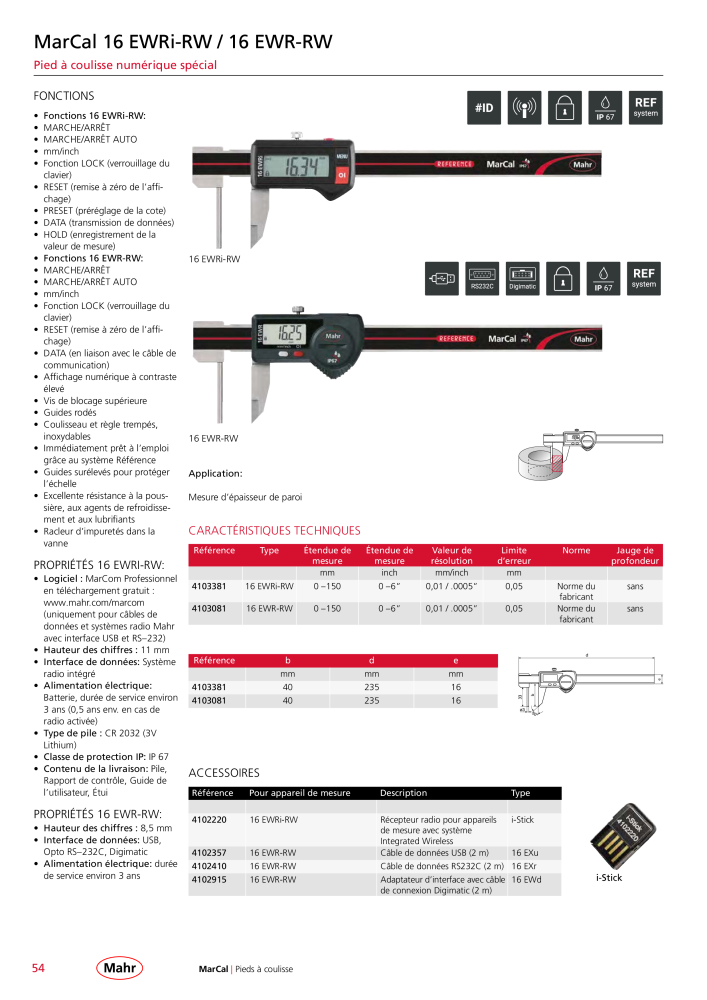 Mahr - catalogue principal NR.: 20511 - Seite 58