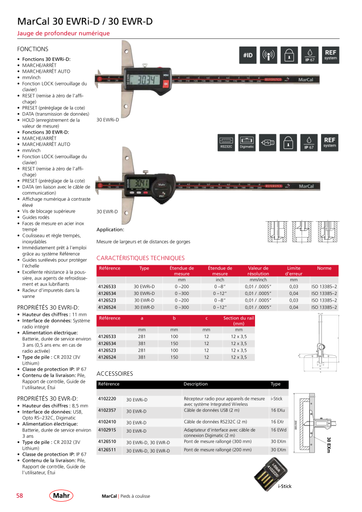 Mahr - catalogue principal NR.: 20511 - Seite 62