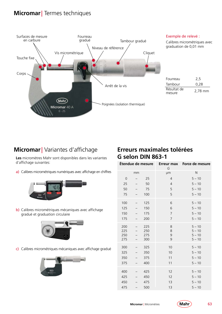 Mahr - catalogue principal NO.: 20511 - Page 67