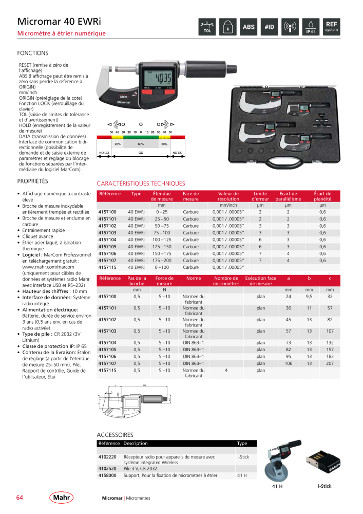 Mahr - catalogue principal Nb. : 20511 - Page 68