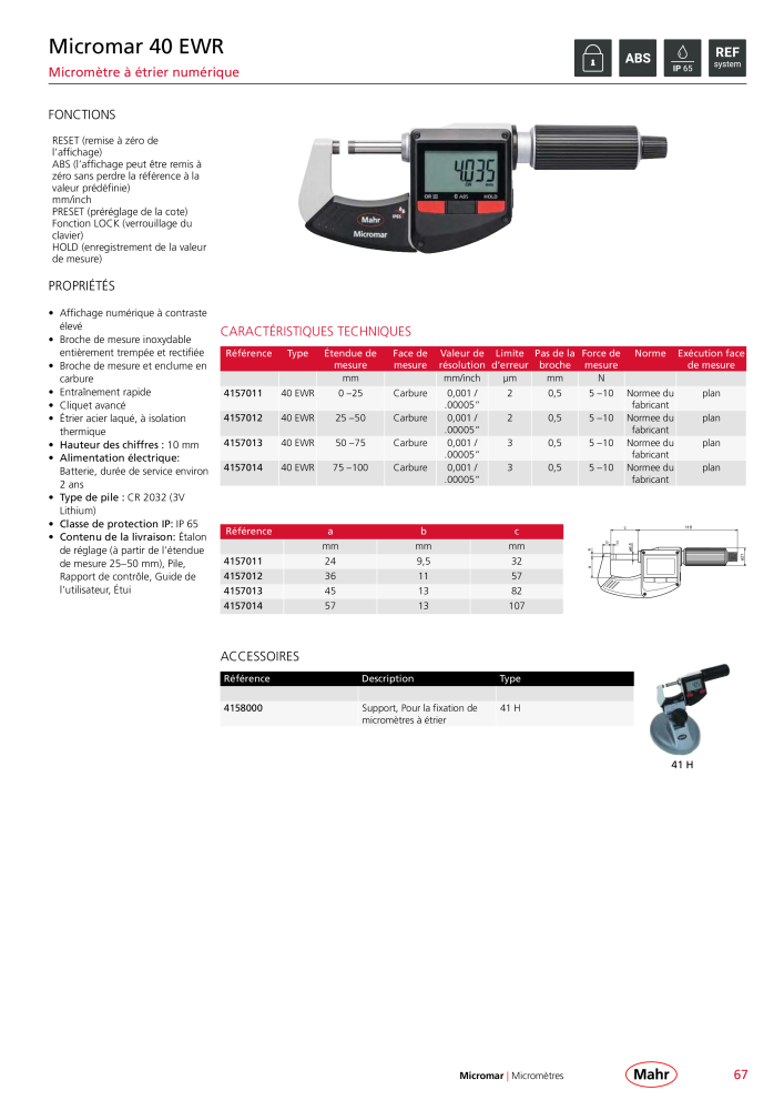 Mahr - catalogue principal Nb. : 20511 - Page 71