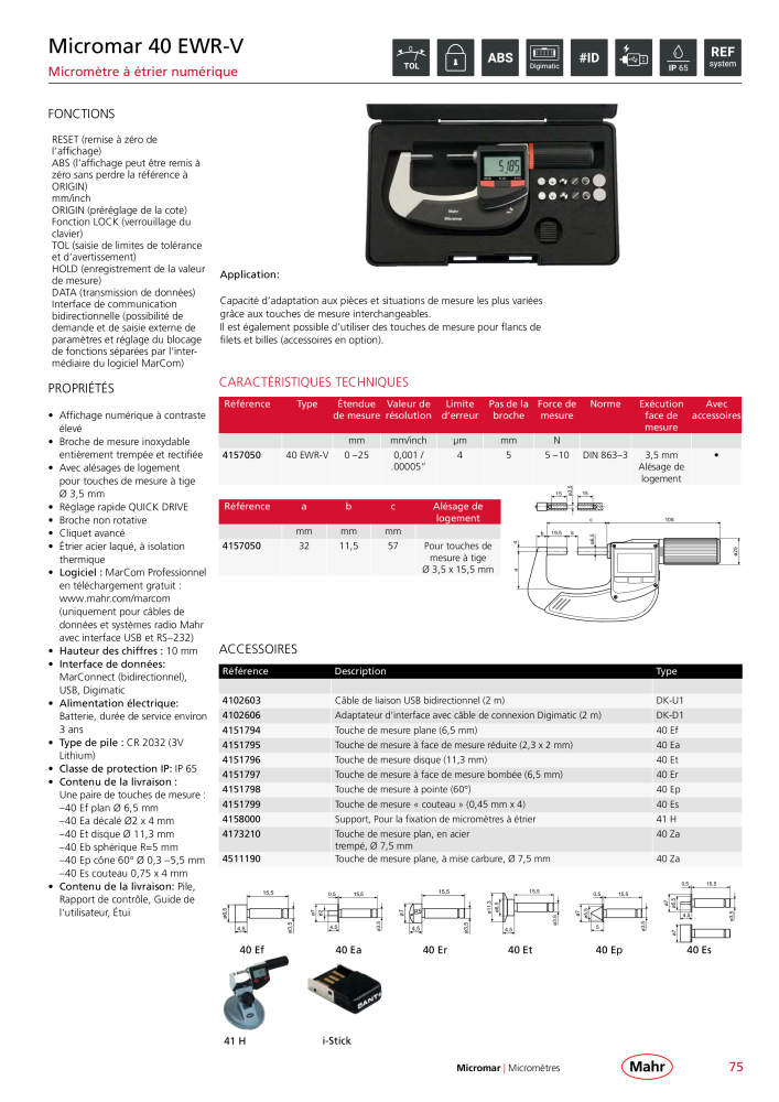 Mahr - catalogue principal Nb. : 20511 - Page 79