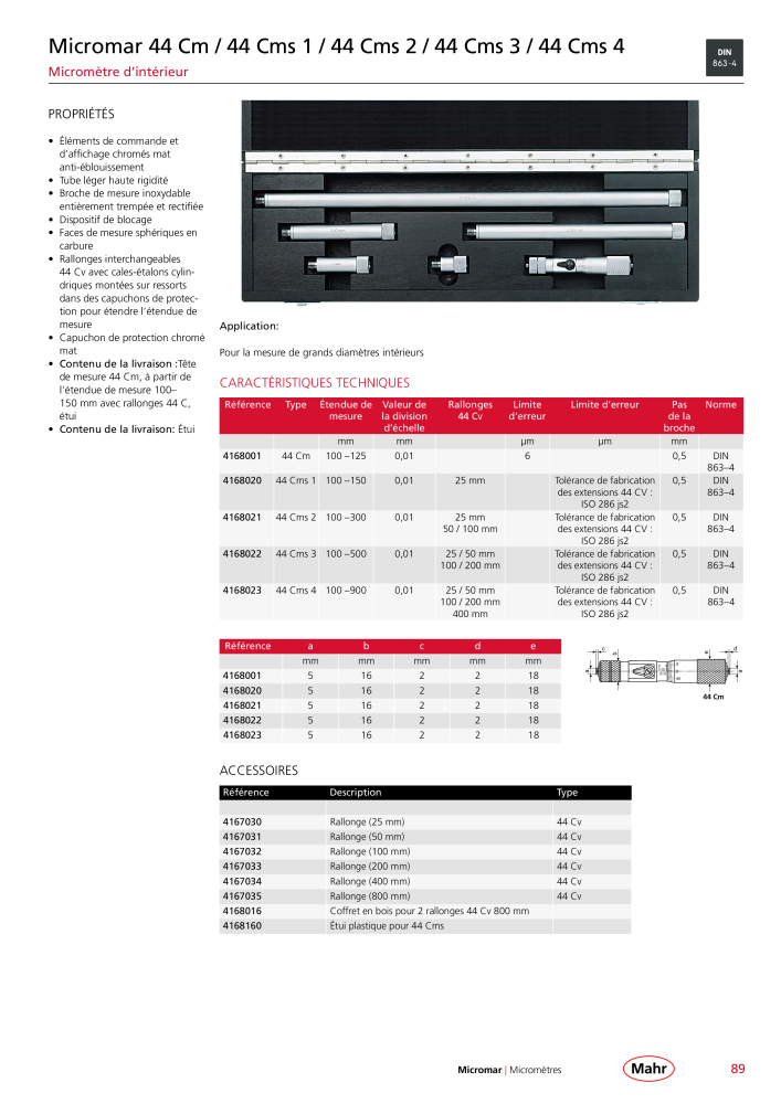 Mahr - catalogue principal NO.: 20511 - Page 93