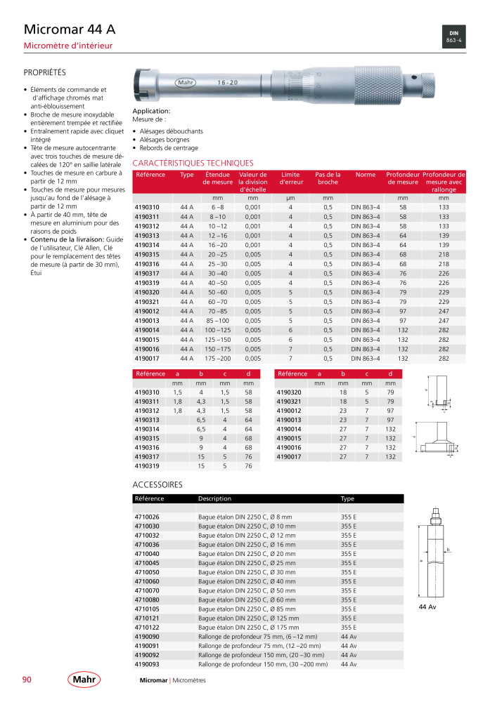 Mahr - catalogue principal NR.: 20511 - Strona 94