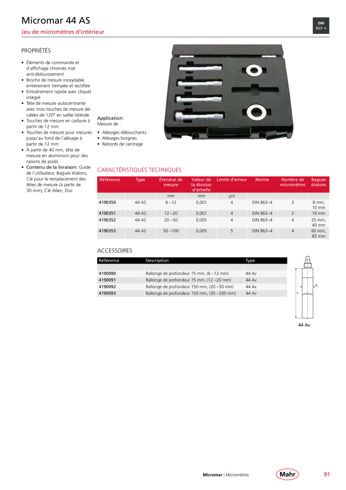 Mahr - catalogue principal Nb. : 20511 - Page 95