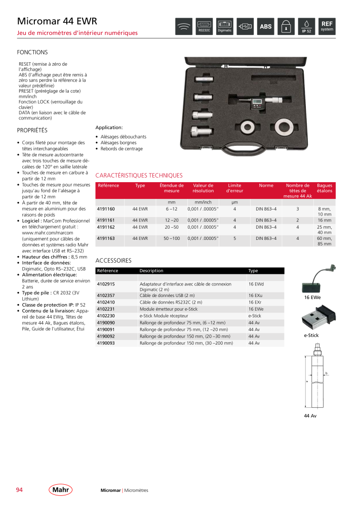 Mahr - catalogue principal NR.: 20511 - Strona 98