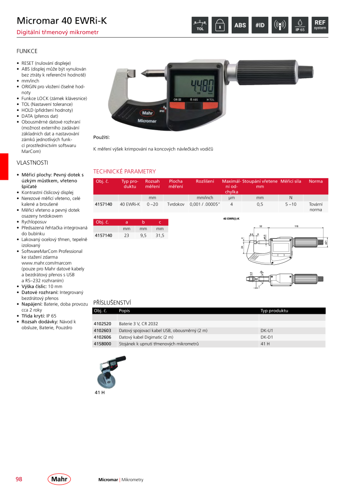 Mahr - hlavní katalog Č. 20512 - Strana 102