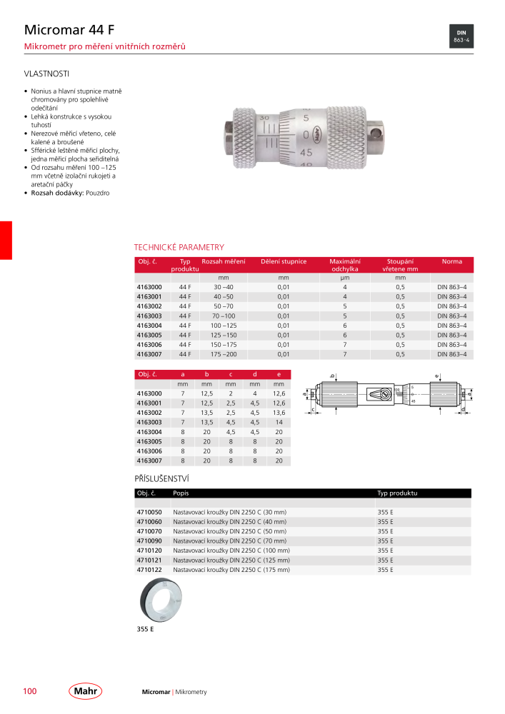 Mahr - hlavní katalog Č. 20512 - Strana 104