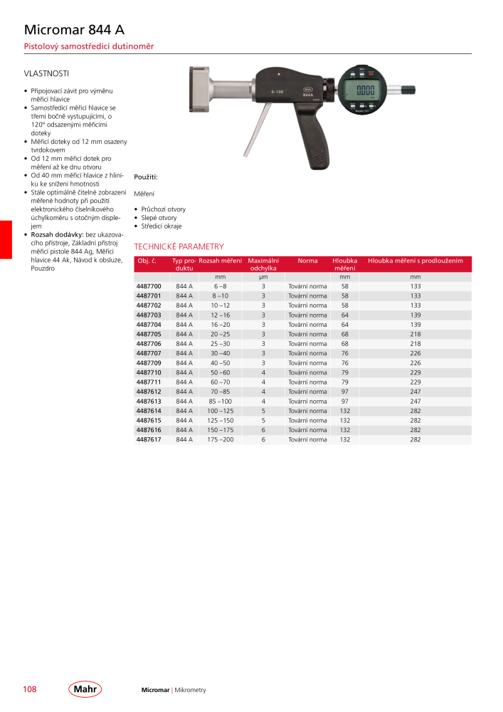 Mahr - hlavní katalog Č. 20512 - Strana 112