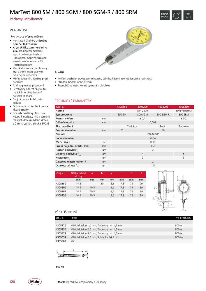 Mahr - hlavní katalog Č. 20512 - Strana 124