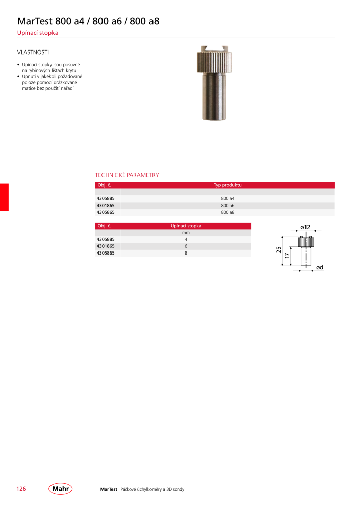 Mahr - hlavní katalog Č. 20512 - Strana 130