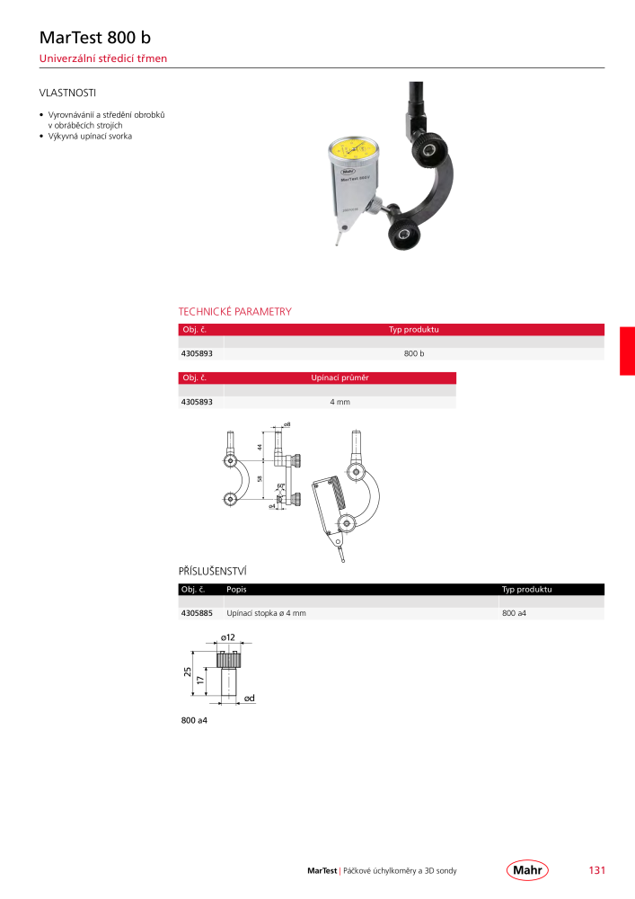 Mahr - hlavní katalog Č. 20512 - Strana 135