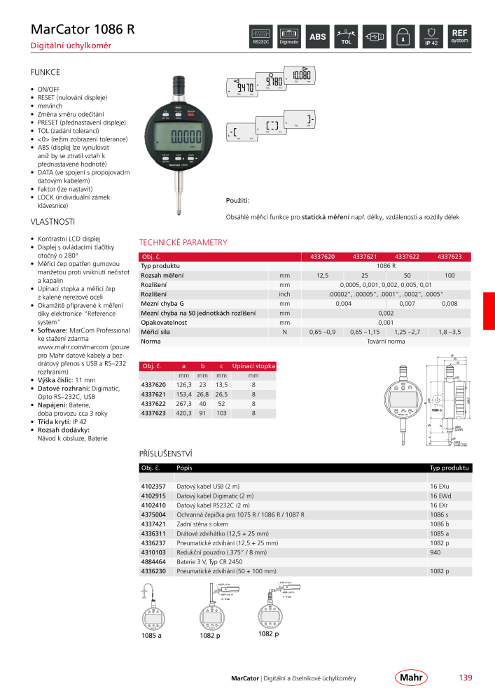 Mahr - hlavní katalog Č. 20512 - Strana 143