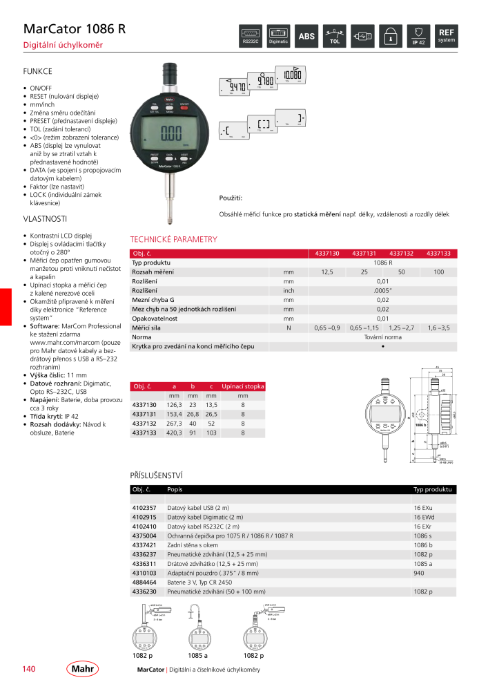 Mahr - hlavní katalog Č. 20512 - Strana 144