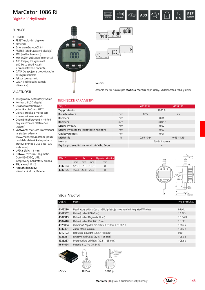 Mahr - hlavní katalog Č. 20512 - Strana 147