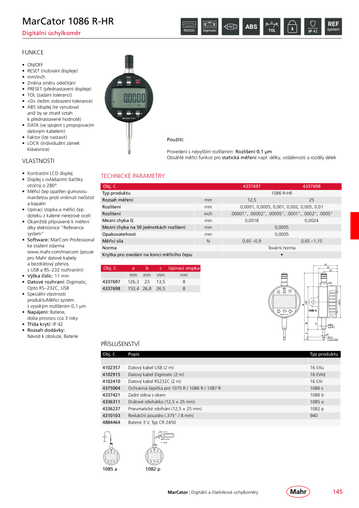 Mahr - hlavní katalog Č. 20512 - Strana 149