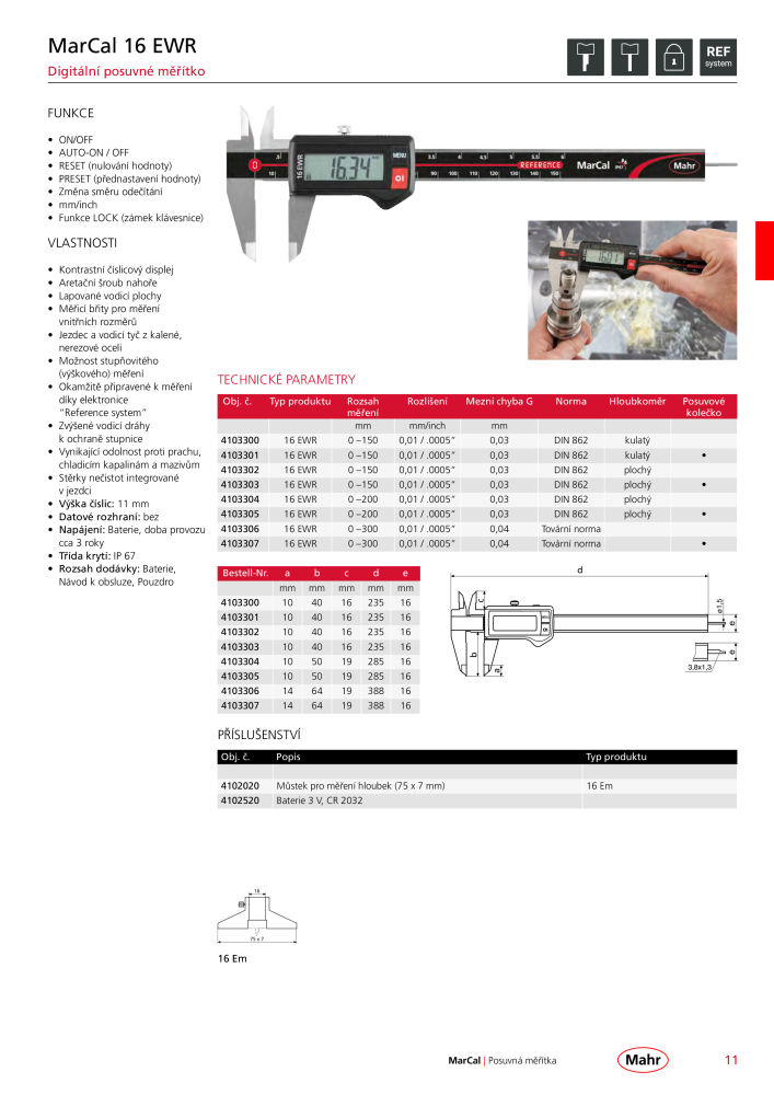 Mahr - hlavní katalog Č. 20512 - Strana 15