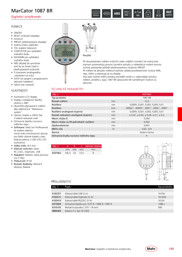 Mahr - hlavní katalog Č. 20512 - Strana 153