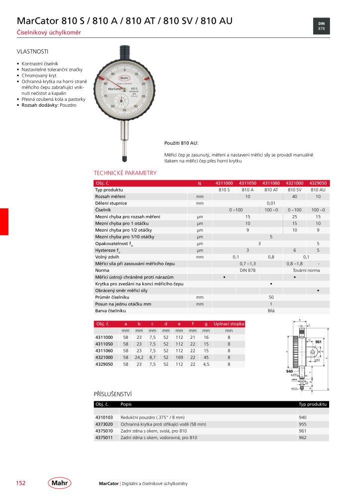 Mahr - hlavní katalog Č. 20512 - Strana 156