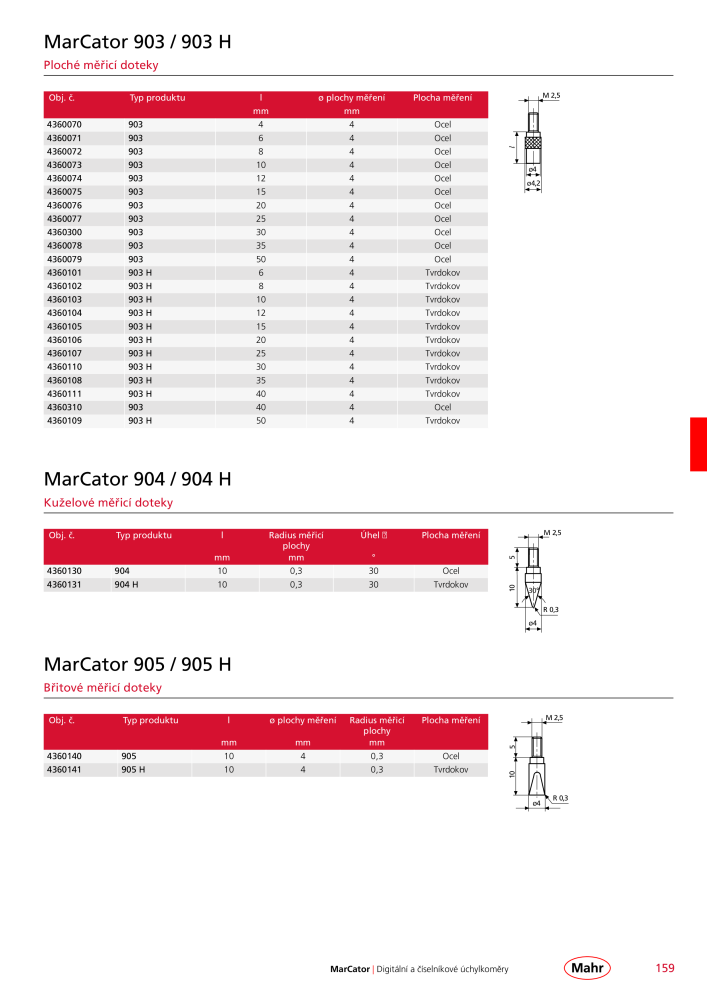 Mahr - hlavní katalog Č. 20512 - Strana 163