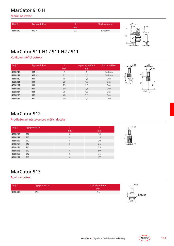 Mahr - hlavní katalog Č. 20512 - Strana 165