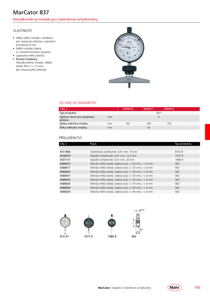 Mahr - hlavní katalog Č. 20512 - Strana 169