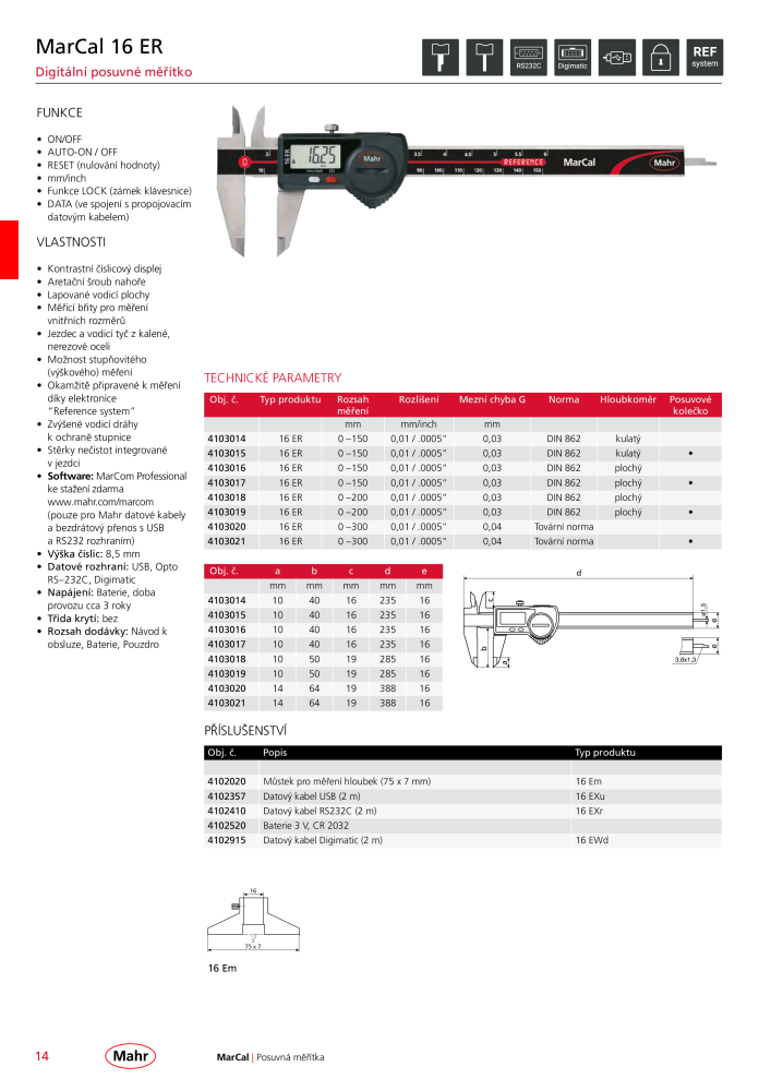 Mahr - hlavní katalog Č. 20512 - Strana 18