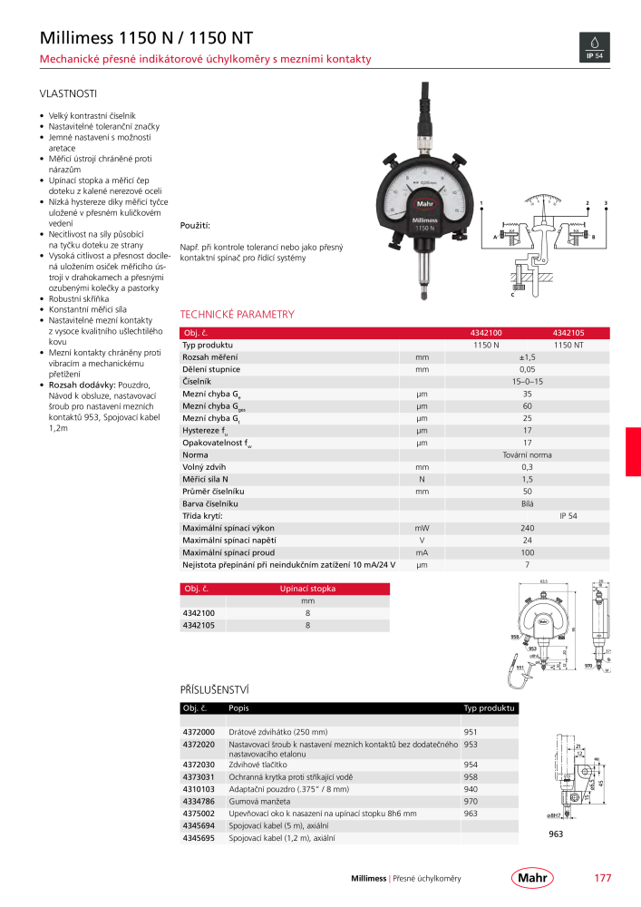 Mahr - hlavní katalog Č. 20512 - Strana 181