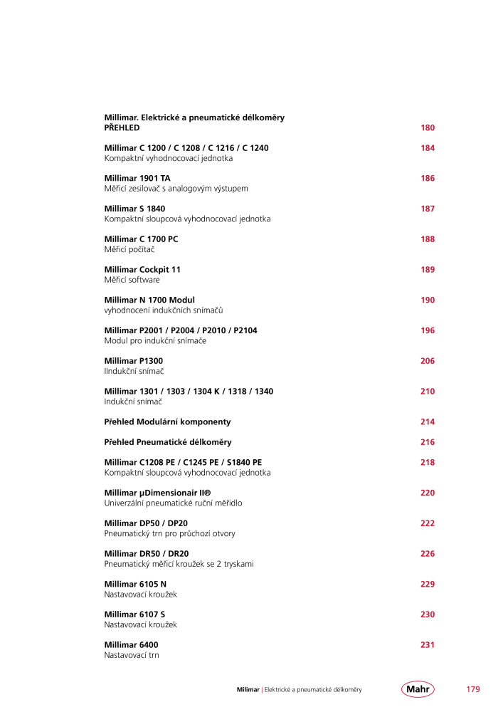 Mahr - hlavní katalog Č. 20512 - Strana 183