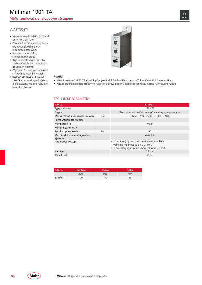 Mahr - hlavní katalog Č. 20512 - Strana 190
