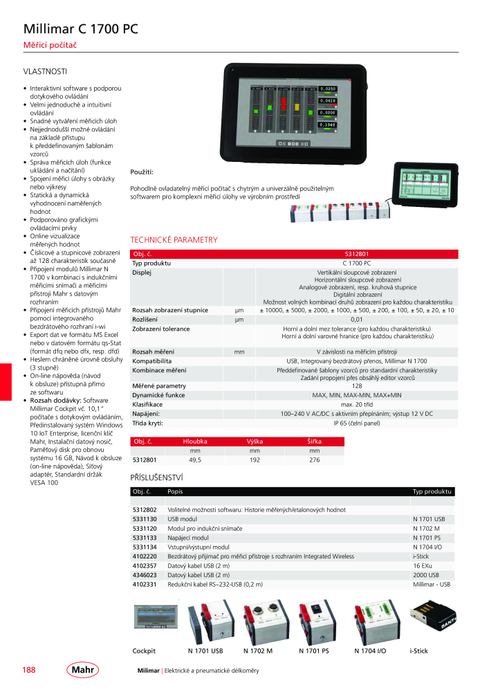 Mahr - hlavní katalog Č. 20512 - Strana 192