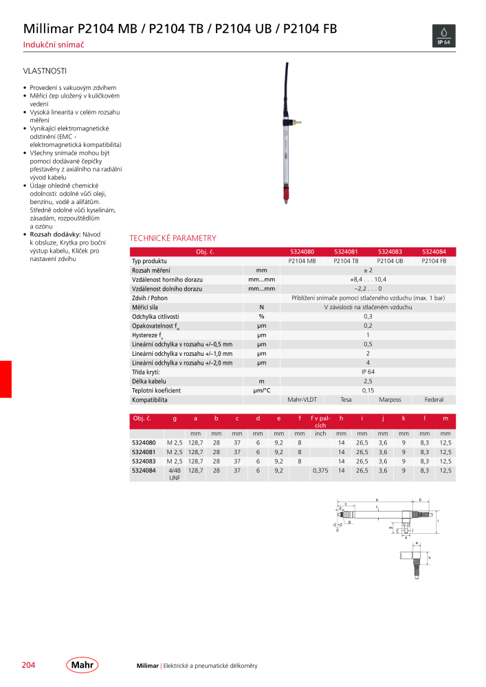 Mahr - hlavní katalog Č. 20512 - Strana 208