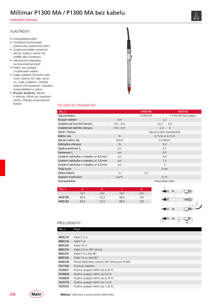Mahr - hlavní katalog Č. 20512 - Strana 210