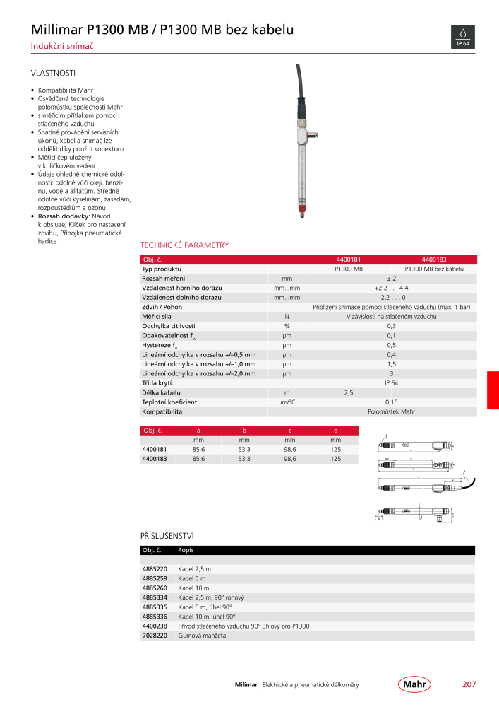 Mahr - hlavní katalog Č. 20512 - Strana 211